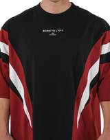 Round Pattern Extra Big T-Shirt V.2 - Red