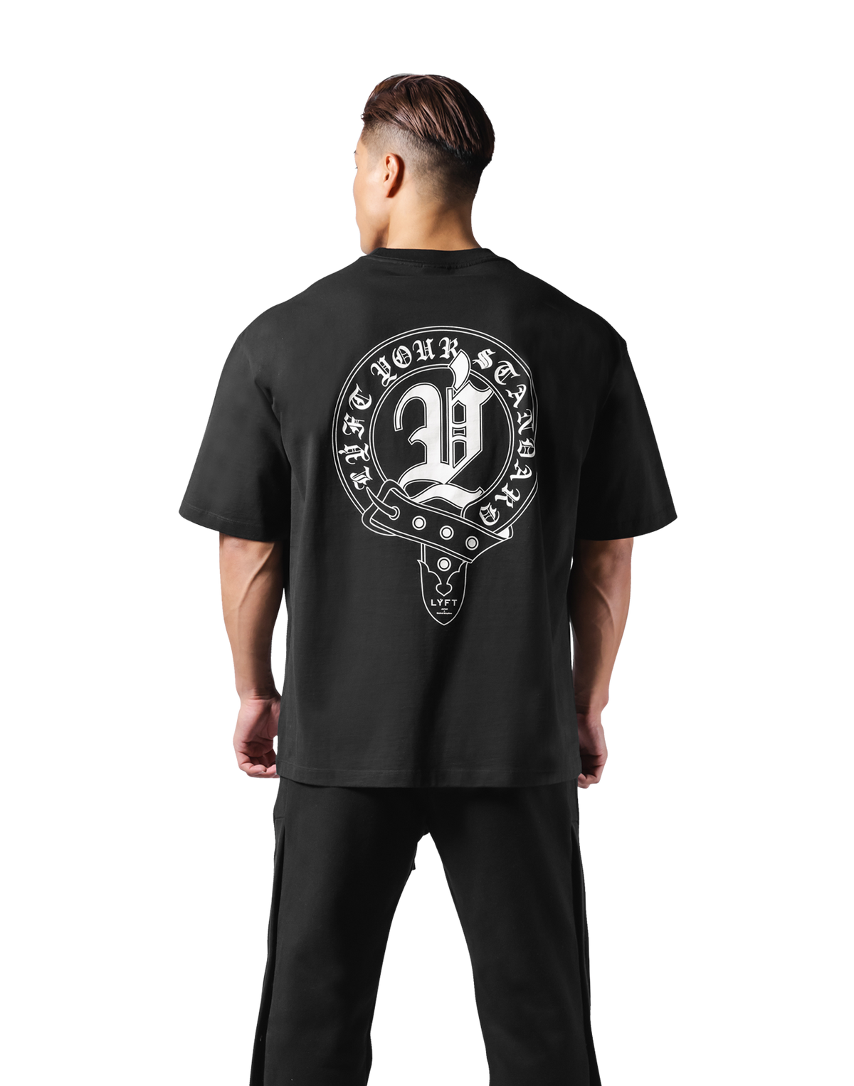 Old English Big T-Shirt - Black