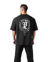 Old English Big T-Shirt - Black