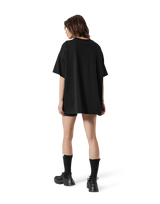 Patching Logo Oversize T-Shirt - Black