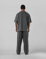 One Point LÝFT Logo Vintage Big T-Shirt - D.Grey