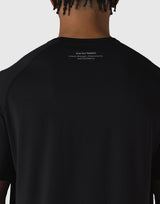 LÝFT Athletic Mesh Raglan Sleeve T-Shirt - Black