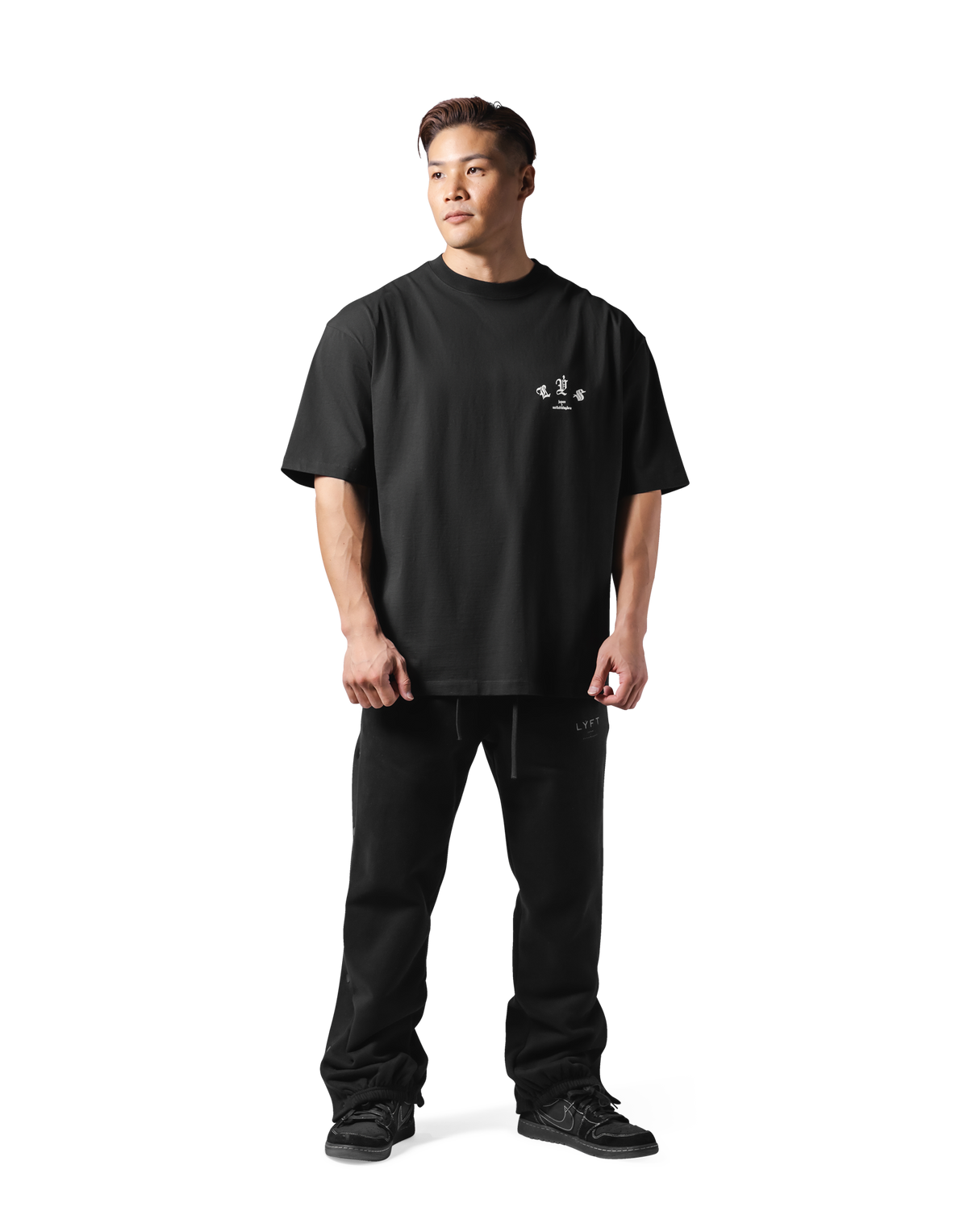 Old English Big T-Shirt - Black