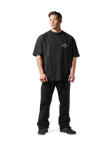 Old English Big T-Shirt - Black
