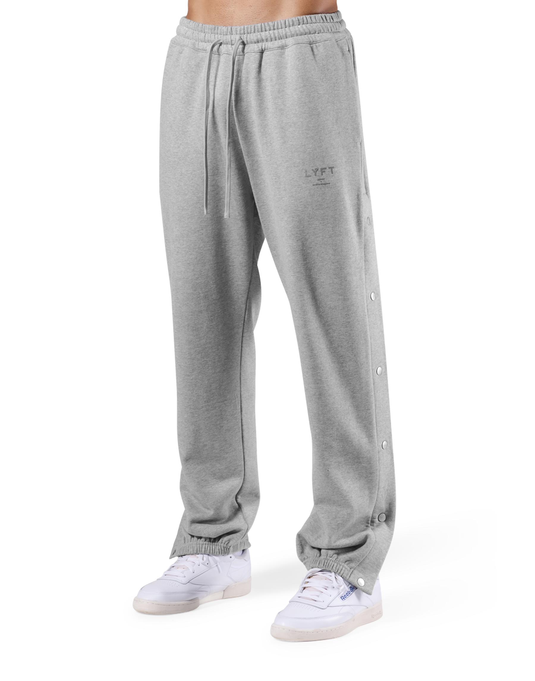 Warm Up Button Sweat Pants V.2 - Grey – LÝFT