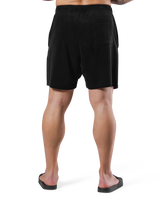 Delight Logo Pile Shorts - Black