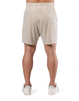 Delight Logo Pile Shorts - Ivory