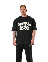 Old Born To LÝFT Big T-Shirt - Black