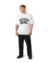 Old Born To LÝFT Big T-Shirt - White