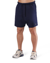 Logo Wappen Sweat Shorts - Navy