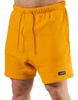 Logo Wappen Sweat Shorts - Yellow