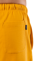 Logo Wappen Sweat Shorts - Yellow
