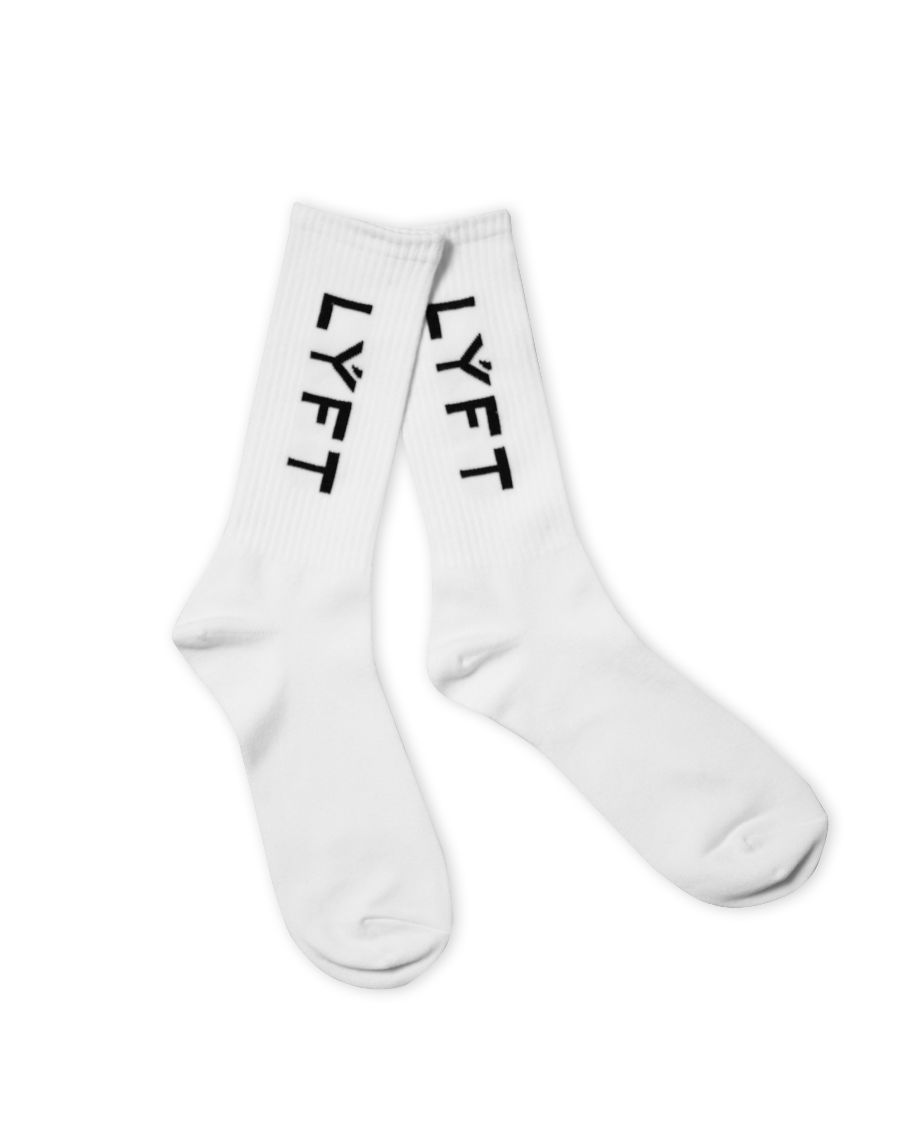 【新品未使用】Side LÝFT Logo Socks - 黒＆白 3足セット Side LÝFT Logo Socks - White