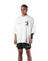 Statue Y Extra Big T-Shirt - White