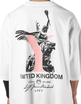 Statue Y Extra Big T-Shirt - White