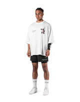 Statue Y Extra Big T-Shirt - White