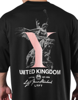 Statue Y Extra Big T-Shirt - Black