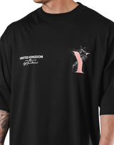 Statue Y Extra Big T-Shirt - Black