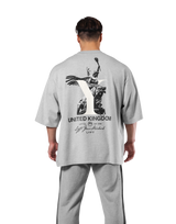 Statue Y Extra Big T-Shirt - Grey