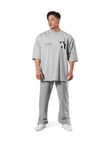 Statue Y Extra Big T-Shirt - Grey