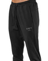 2Way Stretch Tapered Pants - Black