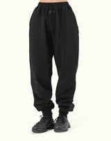 LÝFT Label Wide Sweat Pants - Black