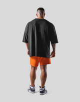 Metal logo Extra Big T-Shirt - Black