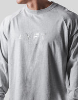 New Flag Oversize Long T-Shirt - Grey