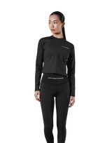 Stretch Slim Long Sleeve T-Shirt - Black