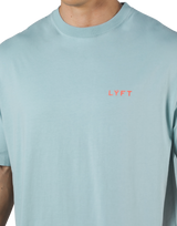 Back Message Big T-Shirt - L.Blue