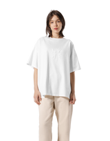 Patching Logo Oversize T-Shirt - White