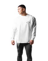Old English Long T-Shirt - White