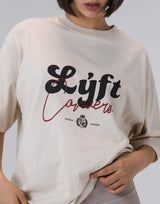 LYFT × CONVERSE Vintage Big T-Shirt - Beige