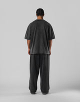 One Point LÝFT Logo Vintage Big T-Shirt - Black