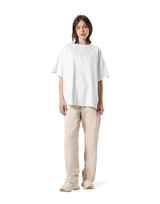 Patching Logo Oversize T-Shirt - White