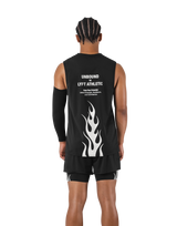 Fire Design Stretch Tanktop - Black
