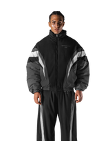 SWITCH LAYER™ 2Line TRACK | BLACK Puffer Jacket V.2 - Black