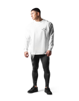 Old English Long T-Shirt - White