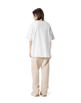 Patching Logo Oversize T-Shirt - White