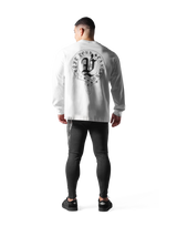 Old English Long T-Shirt - White
