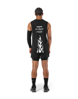 Fire Design Stretch Tanktop - Black