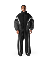 SWITCH LAYER™ 2Line TRACK | BLACK Puffer Jacket V.2 - Black