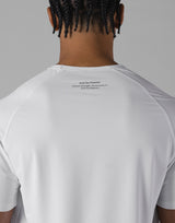 LÝFT Athletic Mesh Raglan Sleeve T-Shirt - White