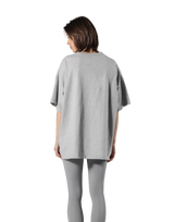 Patching Logo Oversize T-Shirt - Grey