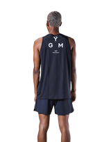Back Mesh Standard Tanktop - Navy