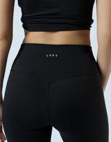 Slim Fit Stretch Leggings - Black