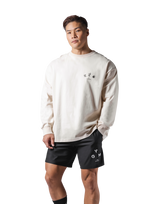Old English Long T-Shirt - Ivory