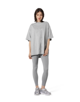 Patching Logo Oversize T-Shirt - Grey