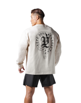 Old English Long T-Shirt - Ivory