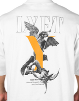 Statue Y Extra Big T-Shirt - White